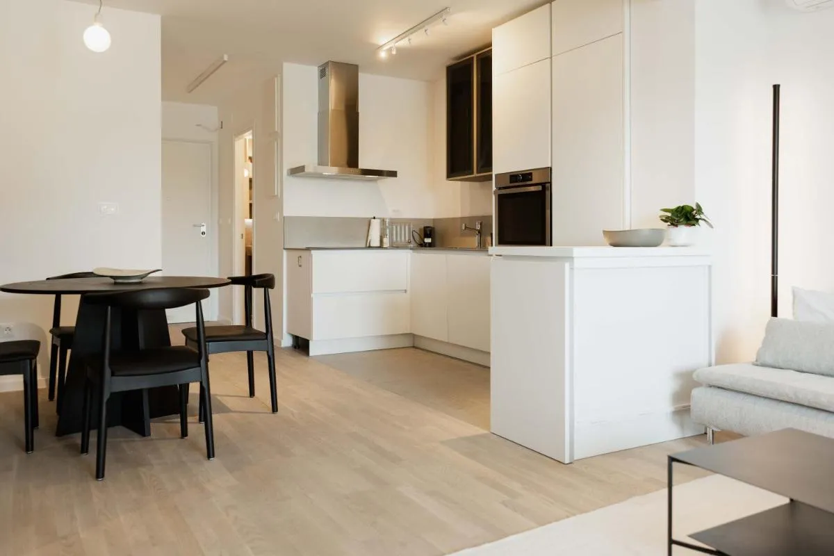 Image 2 of Modern Minimalist Retreat with Balcony and Garage Parking Place